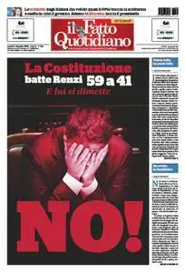 Il Fatto Quotidiano - 5 Dicembre 2016
