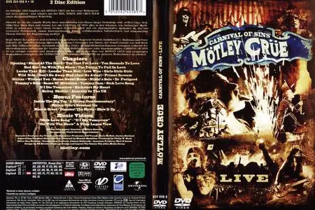 Mötley Crüe - Carnival of Sins: Live (2006) [2CD + 2DVD]