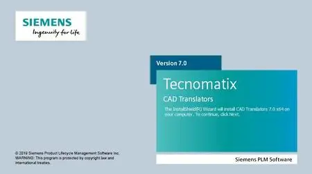 Siemens Tecnomatix CAD Translators 7.0.1