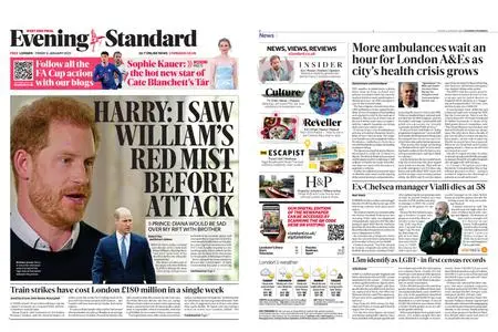 London Evening Standard – January 06, 2023