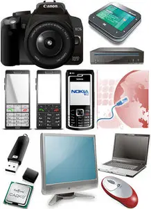 Vector Electronic Devices Collection 