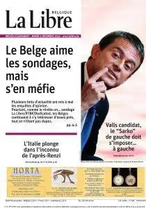 La Libre Belgique du Mardi 6 Décembre 2016