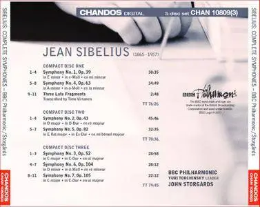 BBC Philharmonic, John Storgårds – Sibelius: Complete Symphonies, Three Late Fragments (2014)