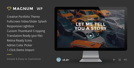 ThemeForest - Magnum v1.1.3 - Creative Portfolio WordPress Theme 