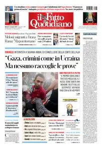 Il Fatto Quotidiano - 7 Novembre 2023