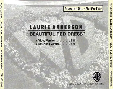 Laurie Anderson - Beautiful Red Dress (promo US CD single) (1990) {Warner Bros.} **[RE-UP]**