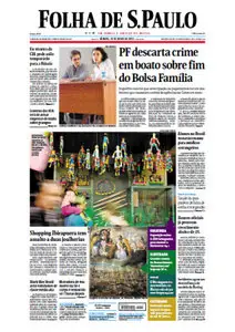 Jornal Folha de São Paulo - 13 de julho de 2013 - Sábado