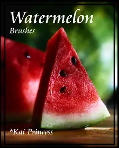 Watermelon brushes