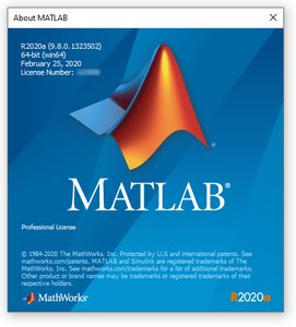 MathWorks MATLAB R2020a v9.8.0.1323502