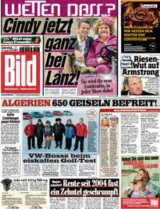 Bild Zeitung vom 19 Januar2013