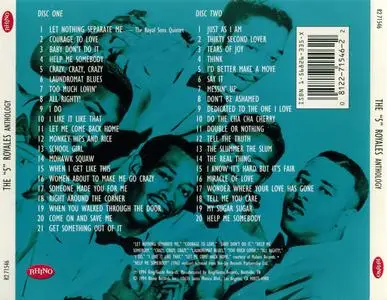 The "5" Royales - Monkey Hips & Rice (1994) {2CD Set Rhino R2 71546 rec 1952-1962}