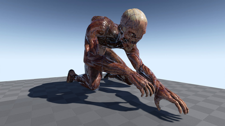 Unreal Engine – Zombie1 Model+Animation 4.12