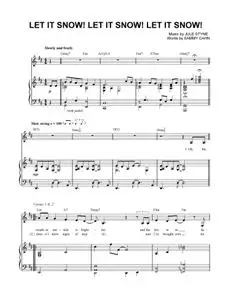 Christmas Sheet Music - Let It Snow