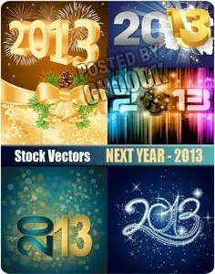 Next year - 2013 - Stock Vector