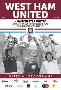 West Ham United v Manchester United - 13 April 2016