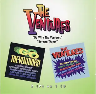 The Ventures - Go With The Ventures (1966) & Batman Theme (1966) [1996, 2 in 1, Cema S21-18933]