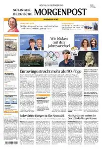 Solinger Morgenpost – 30. Dezember 2019