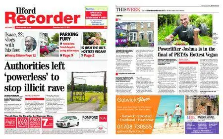 Ilford Recorder – July 27, 2017