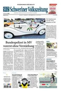 Schweriner Volkszeitung Hagenower Kreisblatt - 31. August 2019