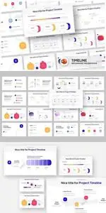 Project Timeline Infographic PowerPoint Template H6WMSMJ