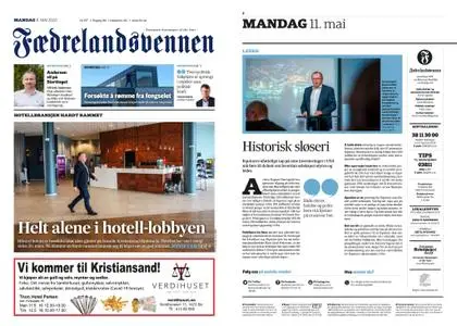 Fædrelandsvennen – 11. mai 2020
