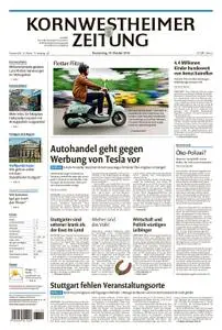 Kornwestheimer Zeitung - 18. Oktober 2018
