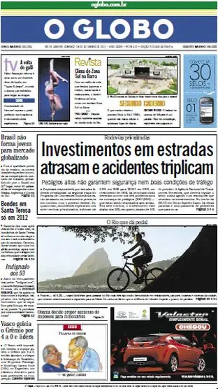 Jornal O Globo - 18 de setembro de 2011