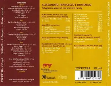 Florian Heyerick, Ex Tempore - Alessandro, Francesco e Domenico: Polyphonic Music of the Scarlatti Family (2005)