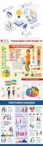 Vectors - Infographics with People 70