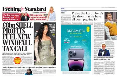 London Evening Standard – October 27, 2022