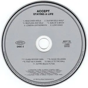 Accept - Staying A Life (1990) [Japanese Ed. 2005, Remastered] 2CD