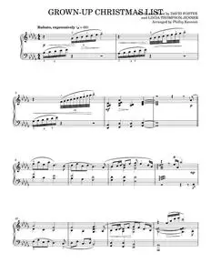 Grown-Up Christmas List - Amy Grant (Piano Solo)
