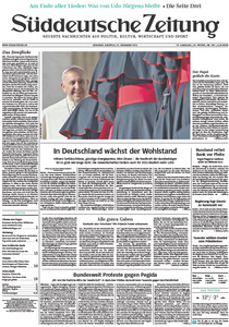 Süddeutsche Zeitung vom Dienstag, 23. Dezember 2014