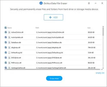 DoYourData File Eraser 3.4 Portable