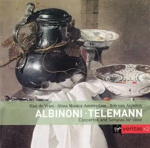 Albinoni, Telemann: Concertos and Sonatos for oboe (Bob van Asperen, Han de Vries) [2001]