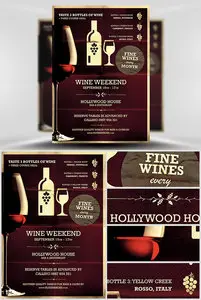 Wine Night Poster Template