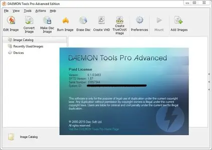 DAEMON Tools Pro Advanced 6.1.0.0483