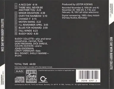 Buddy Collette - Nice Day With Buddy Collette (1957) {Contemporary OJCCD-747-2 rel 1992}