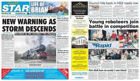 Shropshire Star Shrewsbury Edition – March 02, 2018