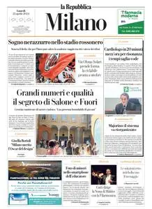 la Repubblica Milano - 22 Aprile 2024