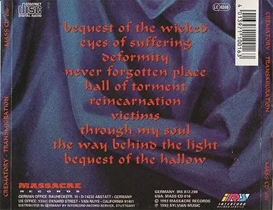 Crematory - Transmigration (1993)