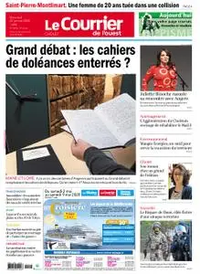 Le Courrier de l'Ouest Cholet – 22 janvier 2020