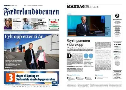 Fædrelandsvennen – 25. mars 2019