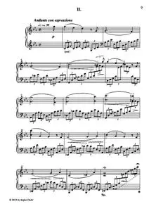 Sonata (in D major, II. mov.)