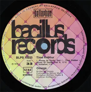 Omega - Time Robber (Bacillus Records BLPS 19233) (GER 1976) (Vinyl 24-96 & 16-44.1)