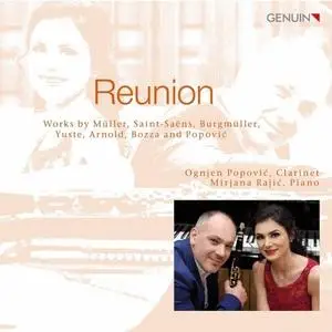 Ognjen Popović & Mirjana Rajić - Reunion - Works by Müller, Saint-Saëns & Others (2020) [Official Digital Download 24/96]