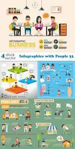 Vectors - Infographics with People 33