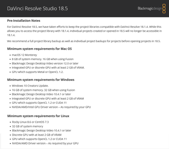 Blackmagic Design DaVinci Resolve Studio 18.5.0.0041 Linux & macOs