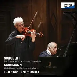 Oleg Krysa, Barry Snyder - Schubert, Schumann: Works For Violin, Viola And Piano (2018) [DSD64 + Hi-Res FLAC]