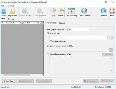 Find and Replace Tool For Excel 3.0